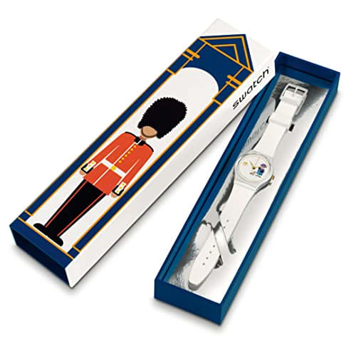 Swatch HOW MAJESTIC Gent GZ711 White Watch