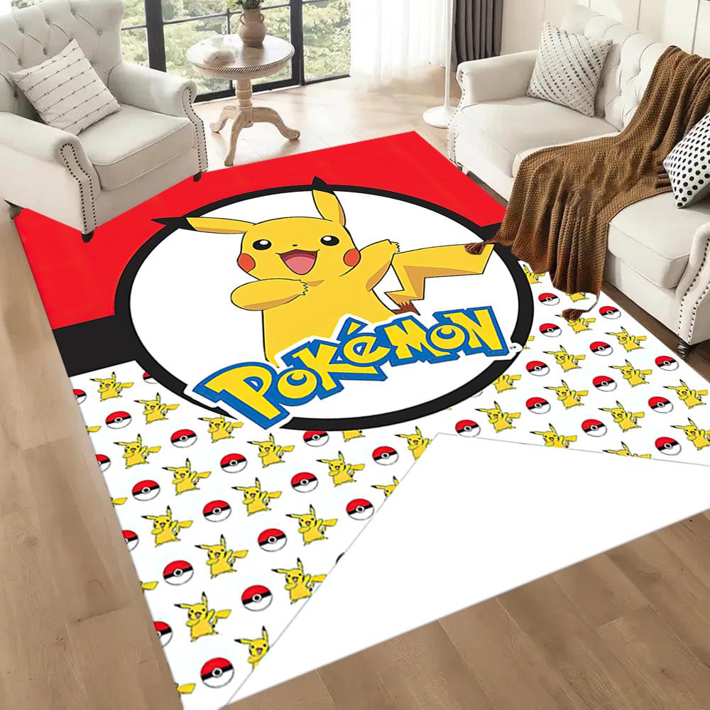 Pikachu Minimalist Artwork Square rugs are a great choice for living rooms, bedrooms, home décor, and as gifts.