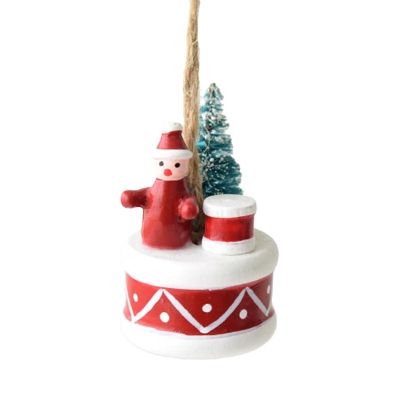 

Durable Holiday Hanging Decors Lovely Snowman Tabletop Display Resin Craft For Indoor Outdoors Christmas Party