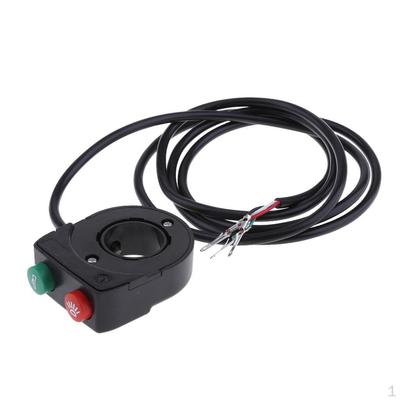 ATV Motorrad Moment/Verriegelung Control Schalter Montage 2mm Lenker