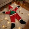 Santa Claus Climbing Seasonal Climbing Decoration Hangable Santa Claus Clothes for Outdoor Party Gathering Classroom Door Window