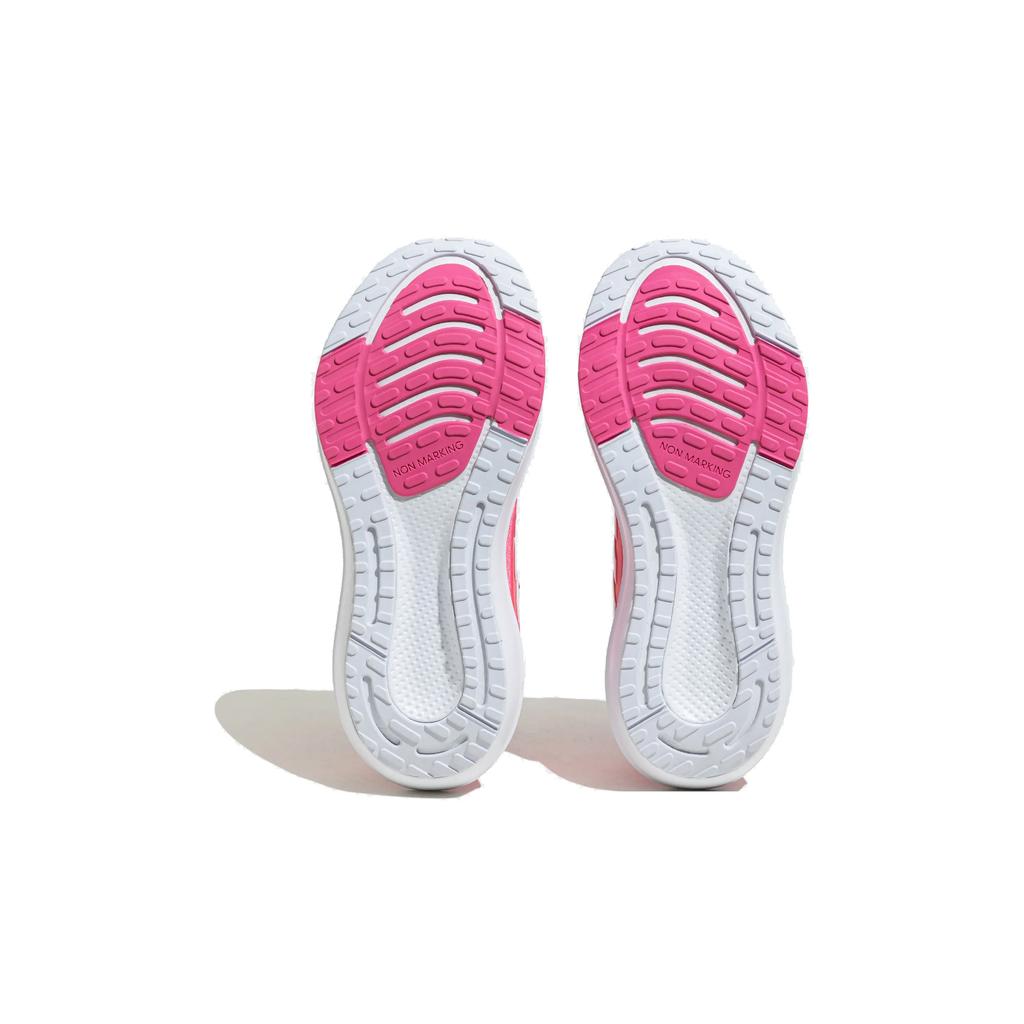Adidas Eq21 Run 2.0 Anti-Slip And Wear-Resistant Lightweight Low-Top Running Shoes Pink White Kids' Sneakers GZ4517