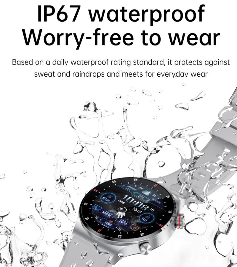 GPS EKG+PPG Bluetooth Volání Chytré hodinky Muži 2025 Sportovní náramek NFC Vodotěsné Vlastní ciferník Muži Chytré hodinky Pro IOS Android