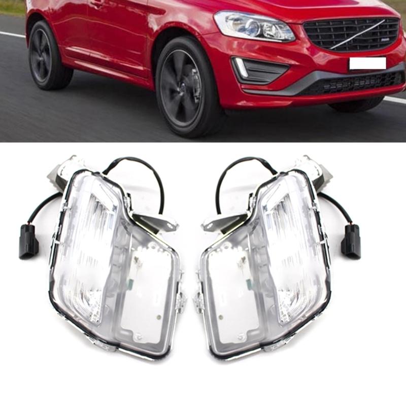 High Power Daytime Running Light Fog Lamp Driving Headlight Turn Signal Indicator Compatible for XC60 31364330 31364331