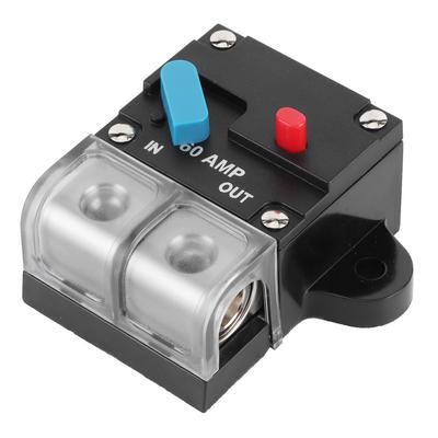 12‑24V Strömbrytare Trollingmotor Auto Bil Marin Båt Cykel Stereo Ljud Inline Säkringshållare Inverter 60A