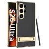 Premium Electroplated PC Phone Case With Kickstand Galaxy S26 Ultra S25 S24 Full Coverage Protective Cover