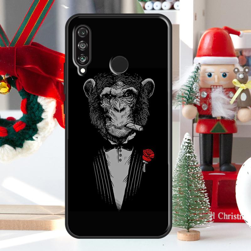 Cartoon Monkey For Huawei Nova 7i 8i 11i 12i 12s Y73 Y70 Y90 Y60 Y72 Y61 Y91 9 10 SE P30 Pro P40 Lite Case