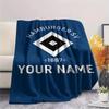 1 Stück Personalisierte Decke mit HSV-Muster aus Flanell, geeignet für alle Jahreszeiten, für Heimdekoration, Wärme und Komfort, Geschenke, Weihnachtsgeschenk -HE68