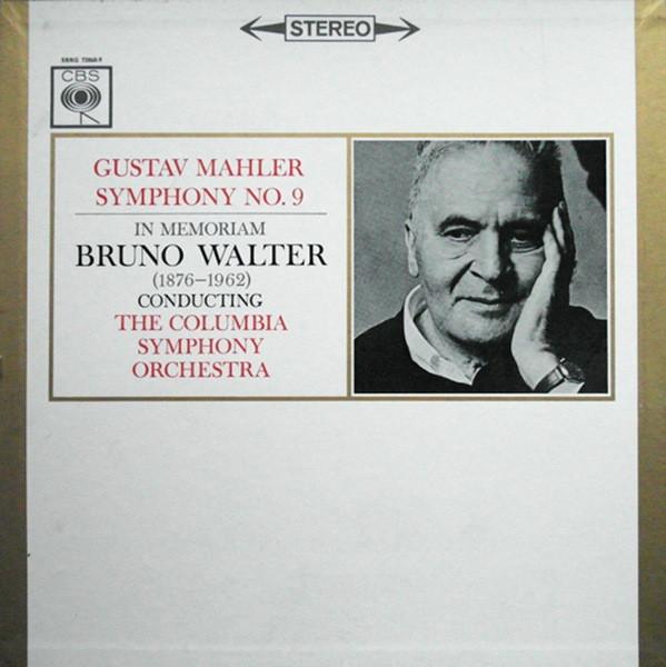 

LP Record GUSTAV MAHLER - BRUNO WALTER CONDUC - Symphony No. 9 (In Memoriam Bruno W SBRG720689 CBS 1962 UK Classical Used