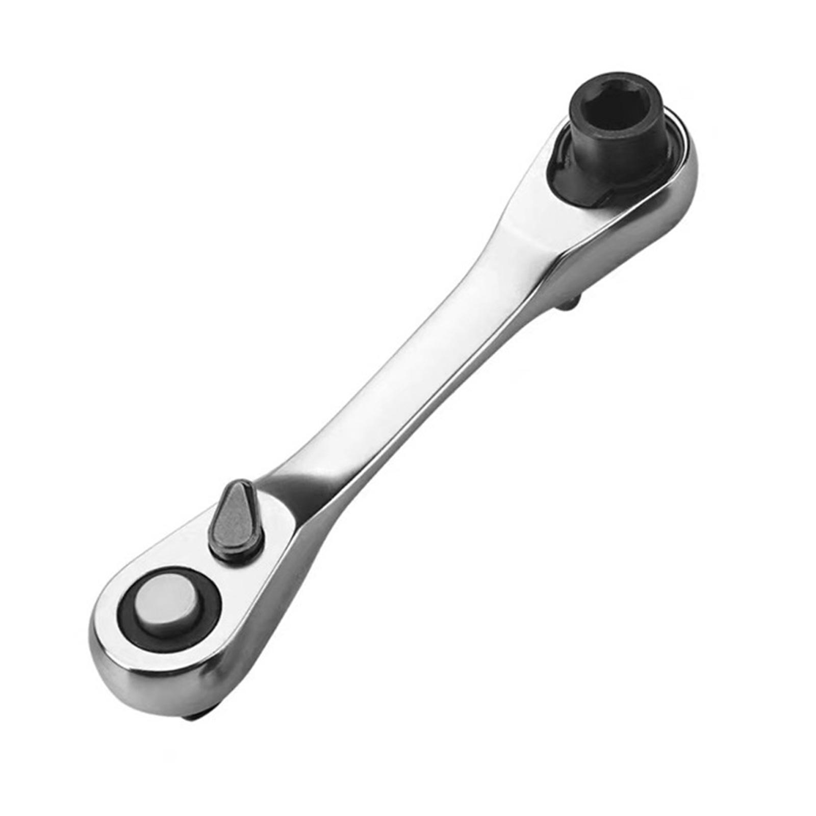 

Professional Double Head Ratcheting Wrench Spanner Set 72 Tooth Two Direction Rust Resistant Electroplated for Mechanic 1