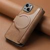 2 In 1 Detachable Leather Case for iPhone 15 Pro Max 16 14 Plus 13 12 11 XR XS Max Magnetic RFID Blocking Card Wallet Flip Cover