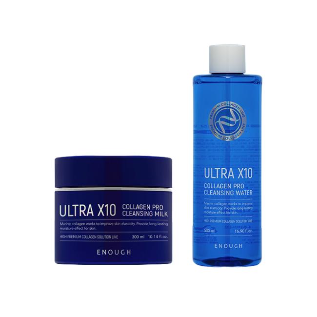 Enough Ultra X10 Collagen Pro Cleansing Line (Milk 300ml / Balm 100ml / Oil 200ml / Water 500ml) (17 Options)