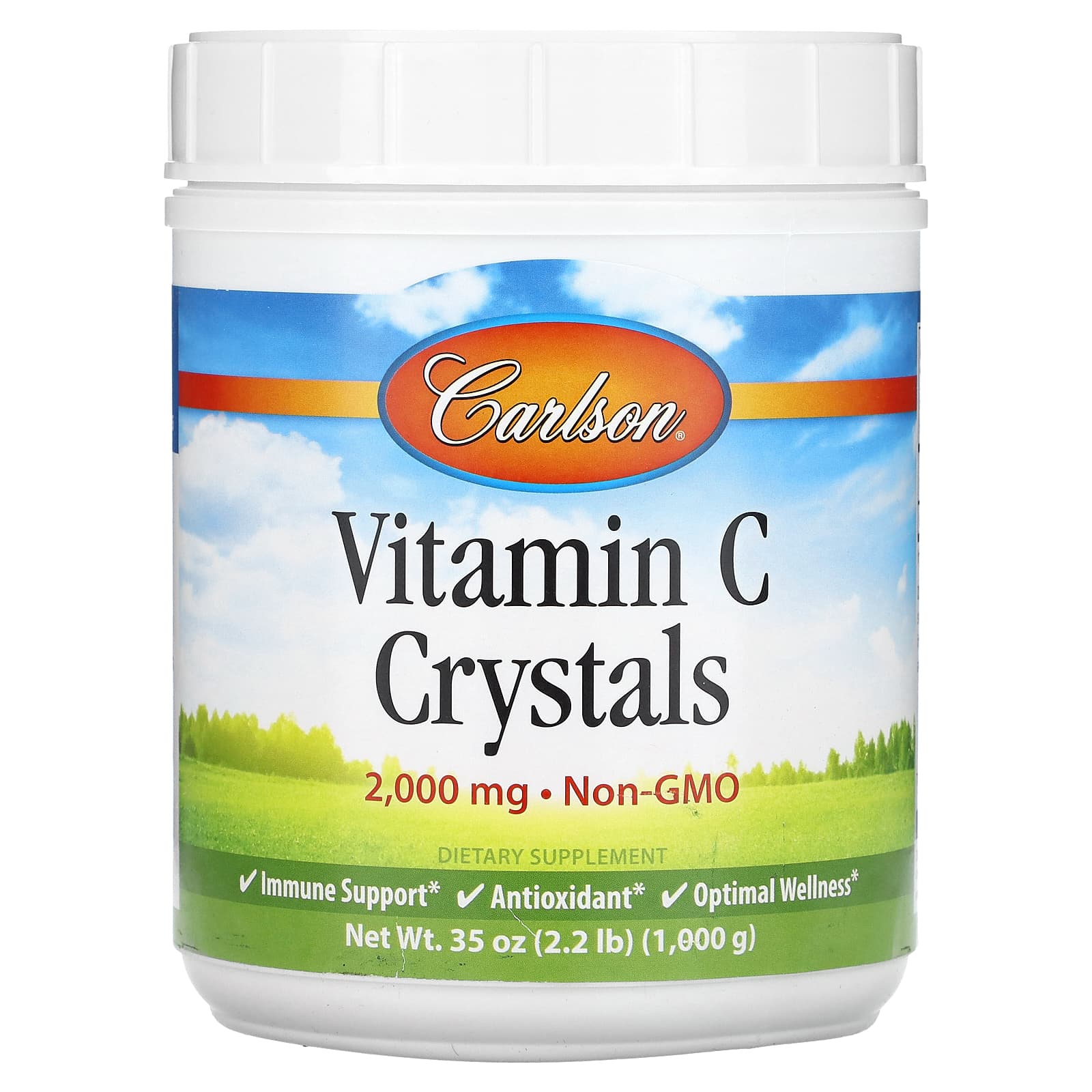 

Carlson, Vitamin C Crystals, 35 oz (1000 g)