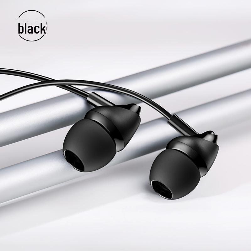 Sluchátka do uší Youshengshi s kabelovým ovládáním a mikrofonem, 6D silné basy pro počítač, karaoke a hovory