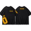 Top Summer Ohlins Black Tshirt Collection Motorcycle Shock Absorber Print Short Sleeve Tshirt Racing Fan Clothes