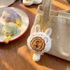 Cartoon Bunny Plush Pendant Miniature Bag Ornament Portable Mooncake Plush Keychain  Mid-Autumn
