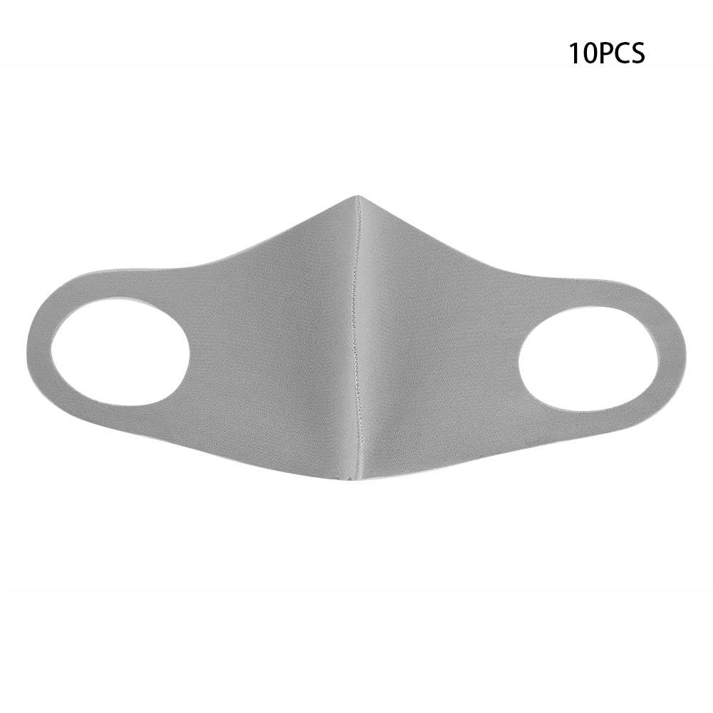 10pcs Reusable Mouth Muffle Dust Proof Sun Block Breathable Mouth Guard