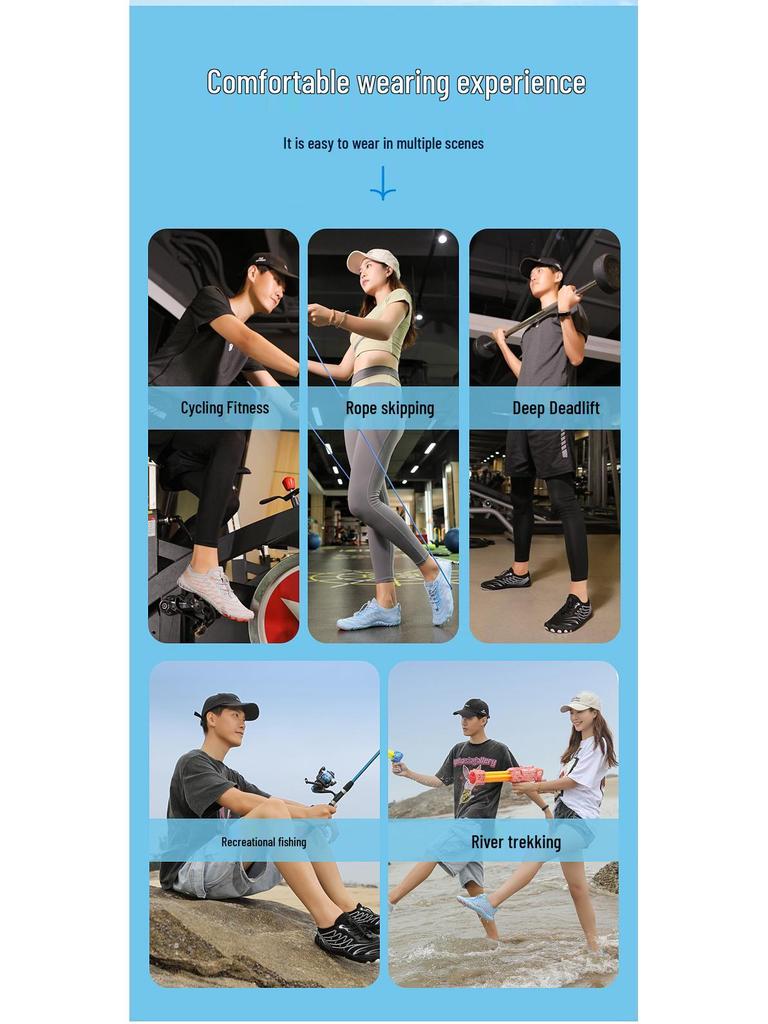 Lightweight Non-Slip Quick-Dry Aqua Shoes for Men & Women – Perfect for Beach, Diving, Swimming, Surfing