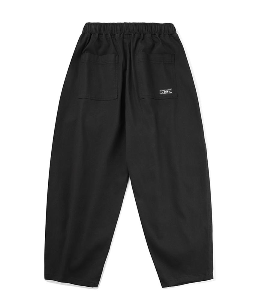 COLUMBIA UNIVERSITY Nyc Label Cp Wide Fit Balloon Pants Black