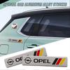 AABEE1 Aluminum car badge stickers can be freely pasted on the car body For Opel Insignia Astra Antara Meriva Zafira H G Corsa