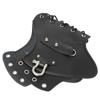 Motorcycle Universal Black PU Leather Heat Saddle Shield Deflectors For Harley Touring Sportster Dyna Honda Yamaha Suzuki Custom
