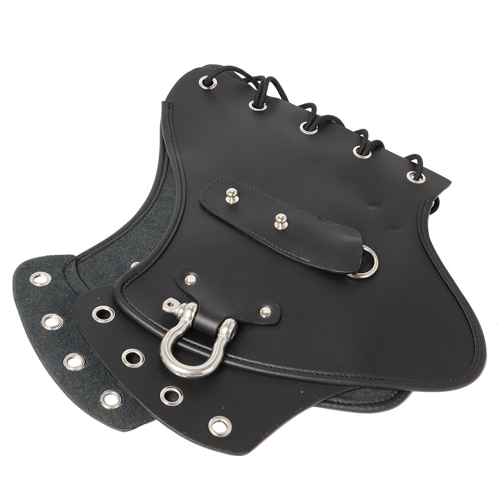 Motorcycle Universal Black PU Leather Heat Saddle Shield Deflectors For Harley Touring Sportster Dyna Honda Yamaha Suzuki Custom