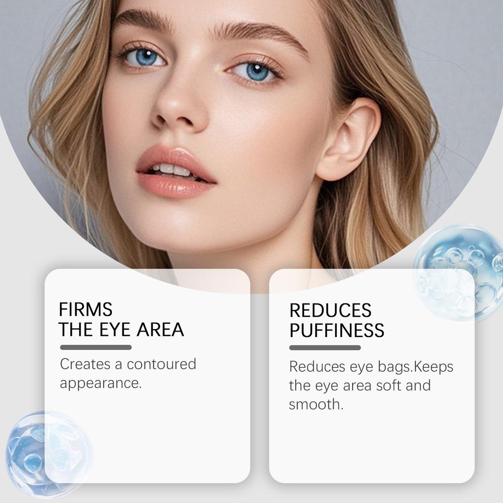 Gentle Nourishing Eye Cream Daily Hydration Lightweight Moisturizer for Delicate Eye Area Massage & Care