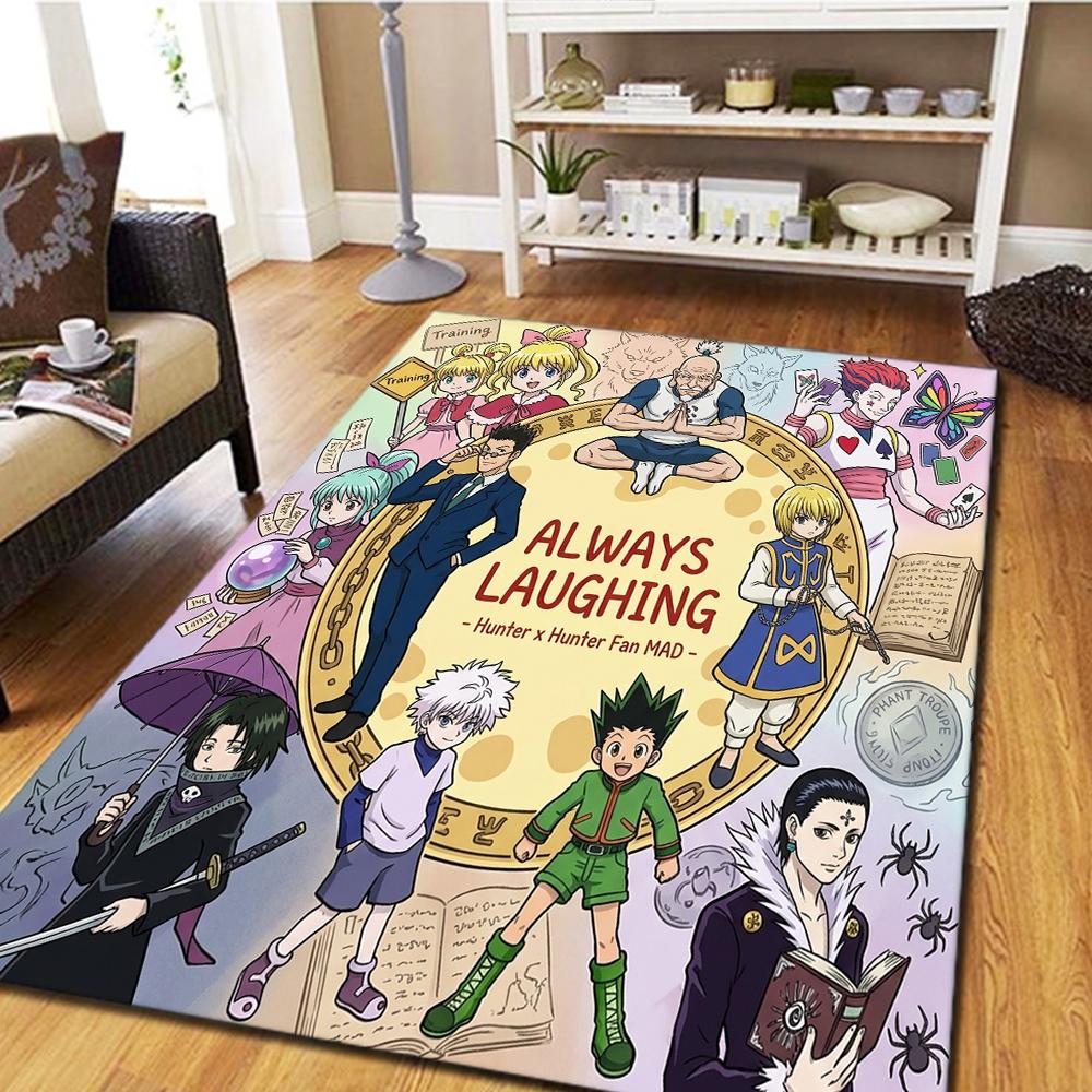 Hunter x Hunter Living Room Carpet, Bedroom Rug, Home Decor Cool Movie Mat Play Floor Mat -HE27
