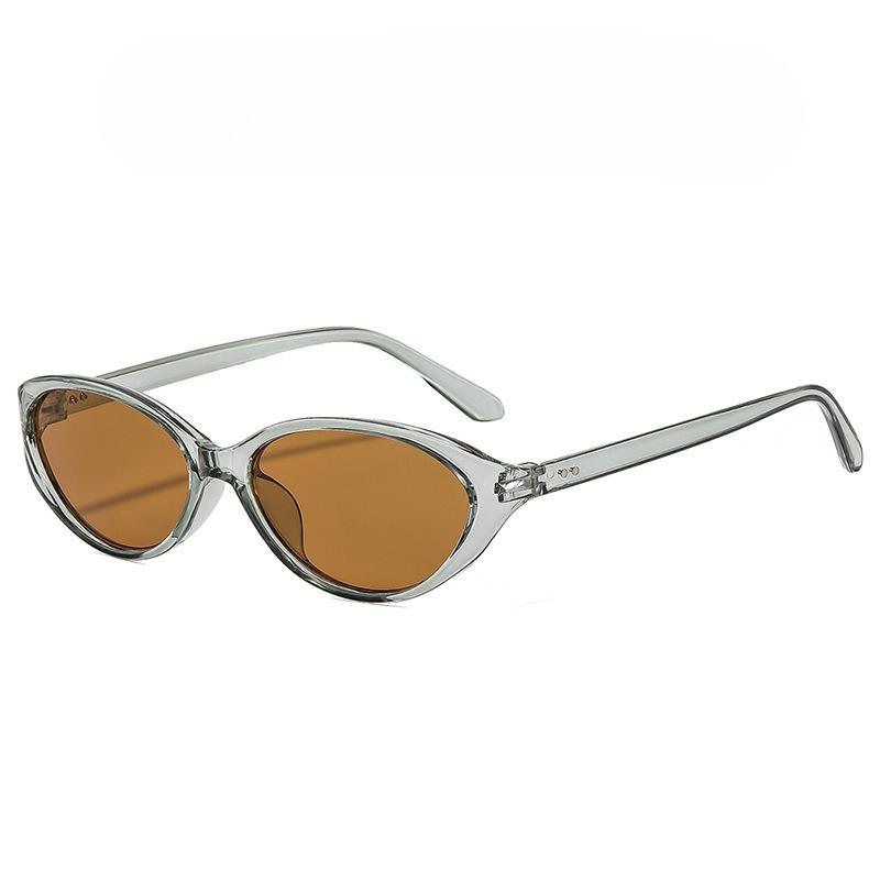 

Small Leopard Cat Eye Y2K Designer Shades Brands Luxury Sun Glasses PC Sunglasses for Women Men Party Beach as pictures