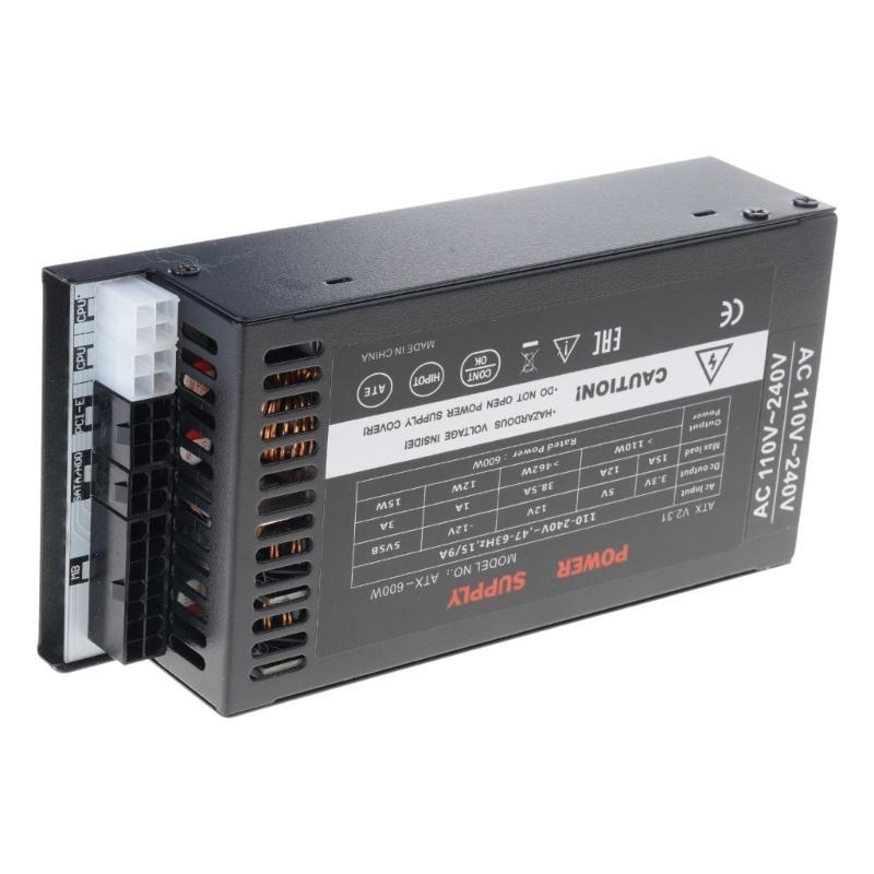 600W Full Modulars 1U Flexs ATXs PSUs PC Power Supply 110-264V  for K39 ITX Mini Case Game Desktop