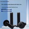 Black Zinc Plated 304 Stainless Steel Flat Head Socket Cap Screw M2-M6