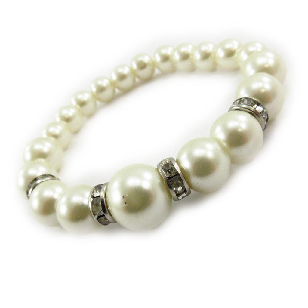 Les Trésors De Lily [J6882] - Bracelet 'Sissi' ivoire