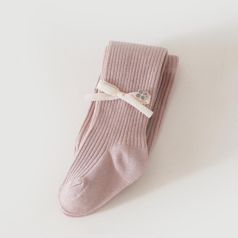 

Детские Девочки Хлопковые В рубчик Колготки Малыш Дети Весна Осень Принцесса Вязаные Бант Колготки Новорожденный Младенец Штаны Детские Аксессуары 2XL розовый