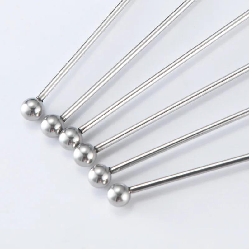 6 ks Koktejlová párátka z nerezové oceli 304 Ovocná tyčinky Párátka na párty Barové náčiní Míchátka do nápojů Párátka na Martini Párty