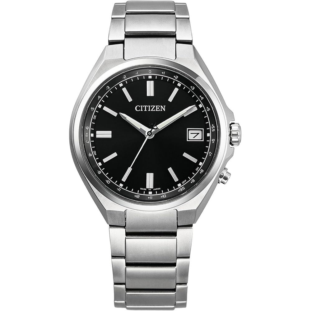 

Citizen Eco-Drive CB1160-55E Radio-Controlled Waterproof Lightweight Men s Analog Watch Silver Black