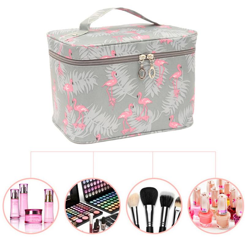 Waterproof Portable Women Makeup Bag High Capacity Toiletries Organizer Storage Cosmetic Cases Zipper Wash Beauty Pouch Travel