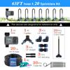 30-5m Small Medium Size Gardening Smart LCD Watering Timer Atomization Spray Kit Mist Cooling System Flexible Adjustable Nozzle