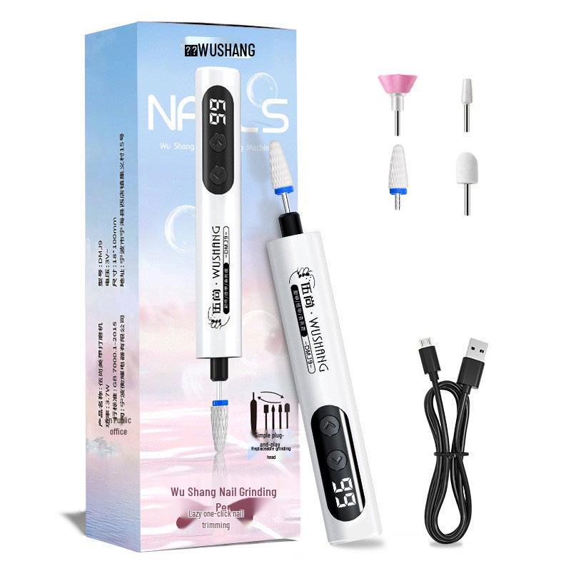 

Безупречная портативная электрическая ручка для полировки и удаления лака для ногтей 5-в-1 с подсветкой