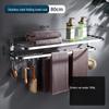 Miflame 304 Stainless Steel Folding Bathroom Towel Rack