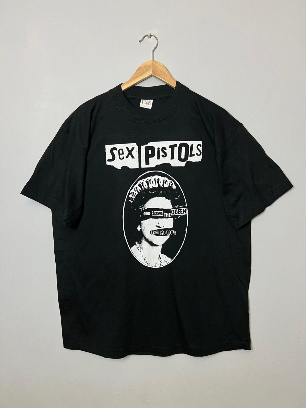90s Sex Pistols God Save Queen Vintage Rare Punk Band Tshirt Unisex T-Shirt S