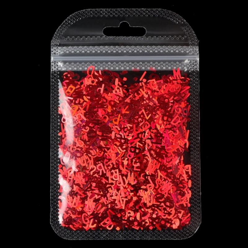Fashionable Letter Shaped Sequins Craft Filling Materials Elegant Color Soft and Sturdy for Craft Supplies Projects