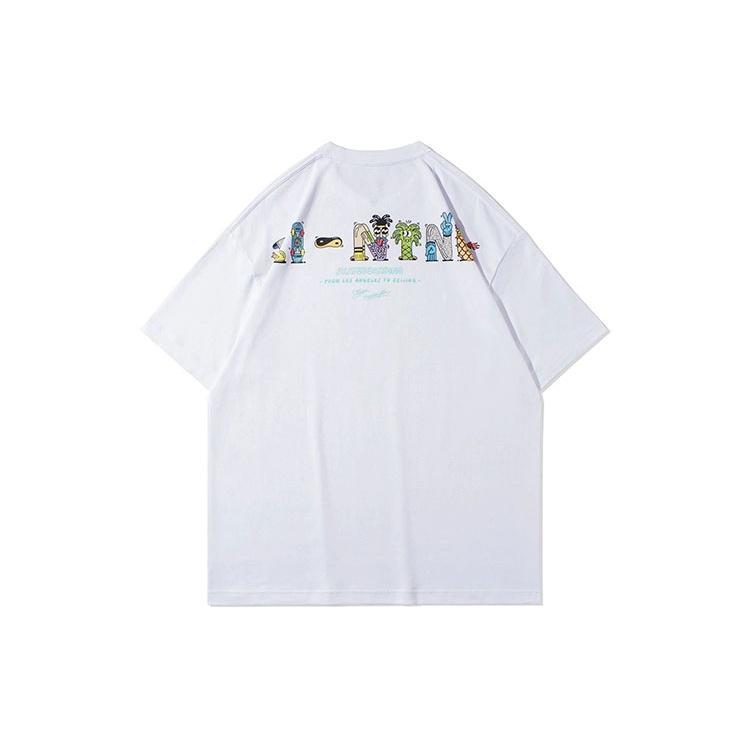 Li-Ning x Steven Harrington Graphic Loose Fit T-shirt White Men s AHSR941-2 XL