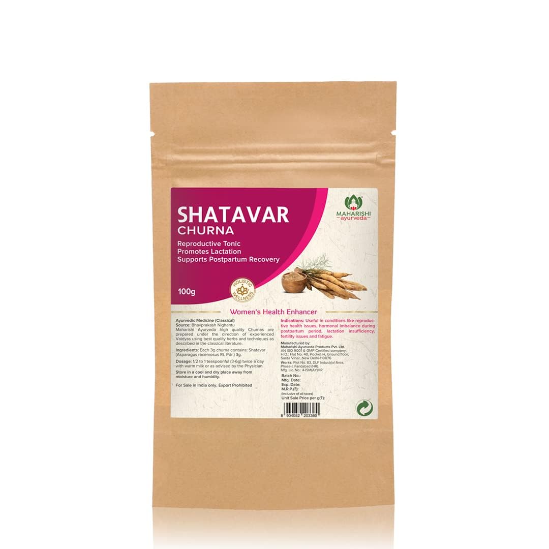

Maharishi Ayurveda Shatavar Churna - 100% Natural Supplement - 100 gm (Pack of 2)