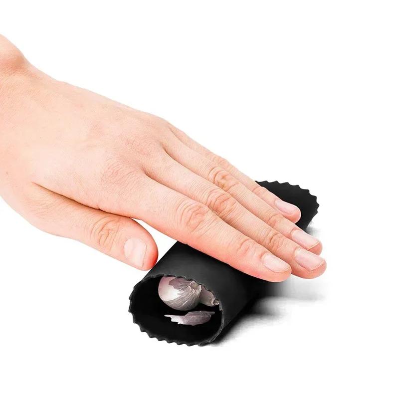 Garlic Stripper Tube Peeling Garlic Peeling Silicone Garlic Peeler Peel Easy Useful Kitchen Tools Non-toxic Safety Gadget