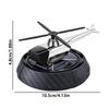 Solar Powered Car Air Freshener Solar Rotating Airplane Air Freshener Auto Interior Fragrance Diffuser For Vacation Workplace