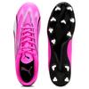 Puma Ultra Play Lightweight Comfortable Soccer Shoes Men Soccer Shoes Pink Black White 107763-01