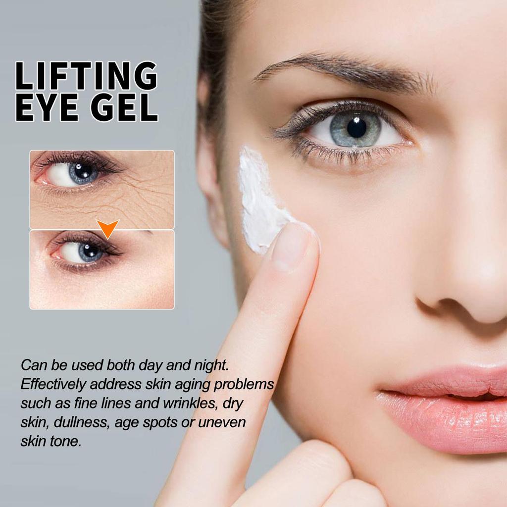 Jaysuing Eye Gel - Nourishing and Moisturizing, Firms Skin, Reduces Fine Lines and Dark Spots, Brightens Skin, Suitable for Full Face, 35g