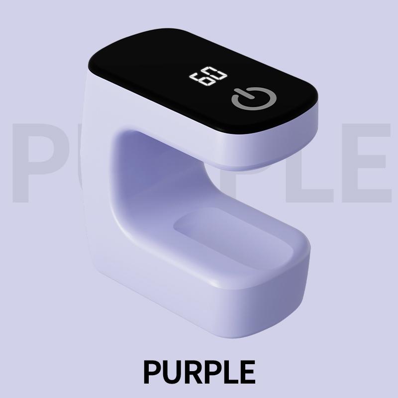 USB Nail Drying Lamp New Mini Rechargeable Timed Display UV LED Lamp Quick Drying For Gel Nail Polish Dryer Home Travel Use