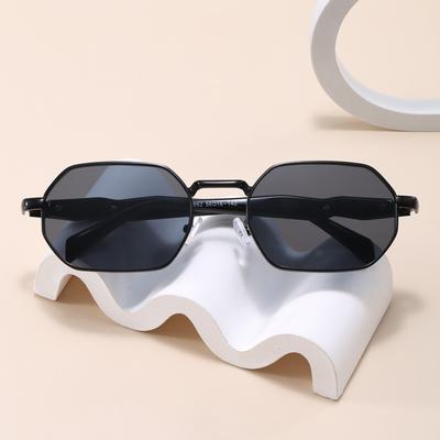 Polygon Shape Sun Glasses For Women Stylish Trendy Anti-reflective Sun Glass for For Men European American Sun Glasses for Woman