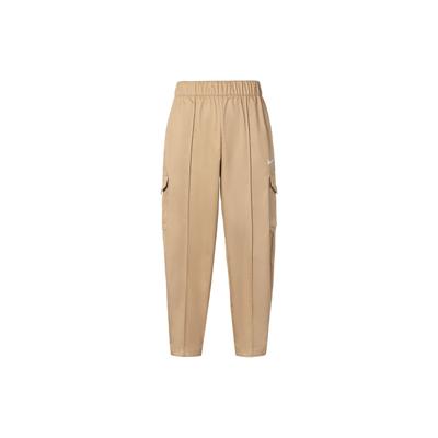 Sportswear Essentials Webhose mit hohem Bund Damen Unterteile Beige DD5984-200